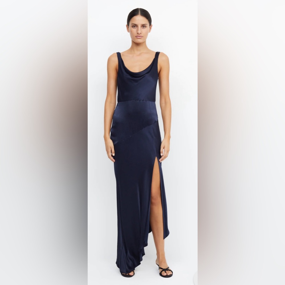 BEC + BRIDGE MOON DANCE COWL DRESS